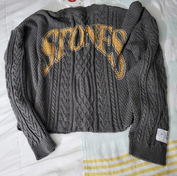 New Rolling Stones Cardigan Sweater - Picture 2 of 6
